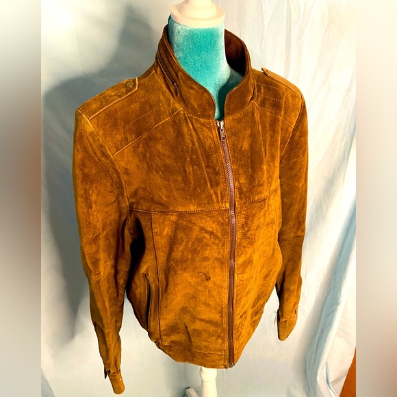 Vintage Other - Williams of the westbury: vintage suede leather bomber jacket